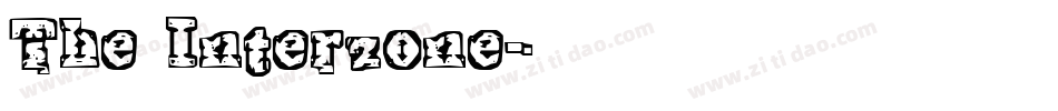The Interzone字体转换